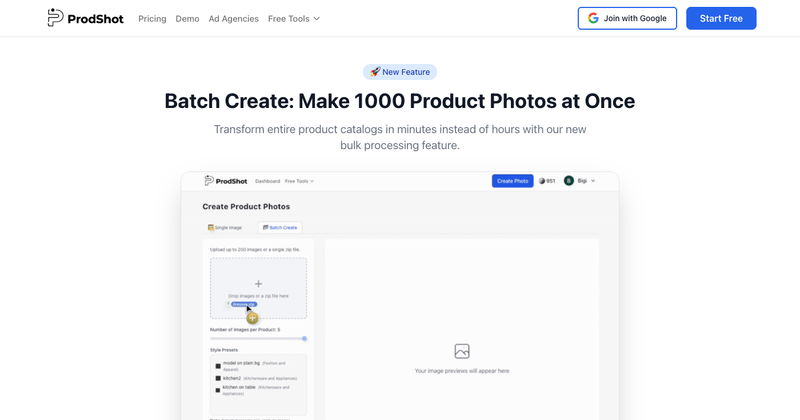 Product Photography for 1000+ Items - Batch Processing | ProdShot